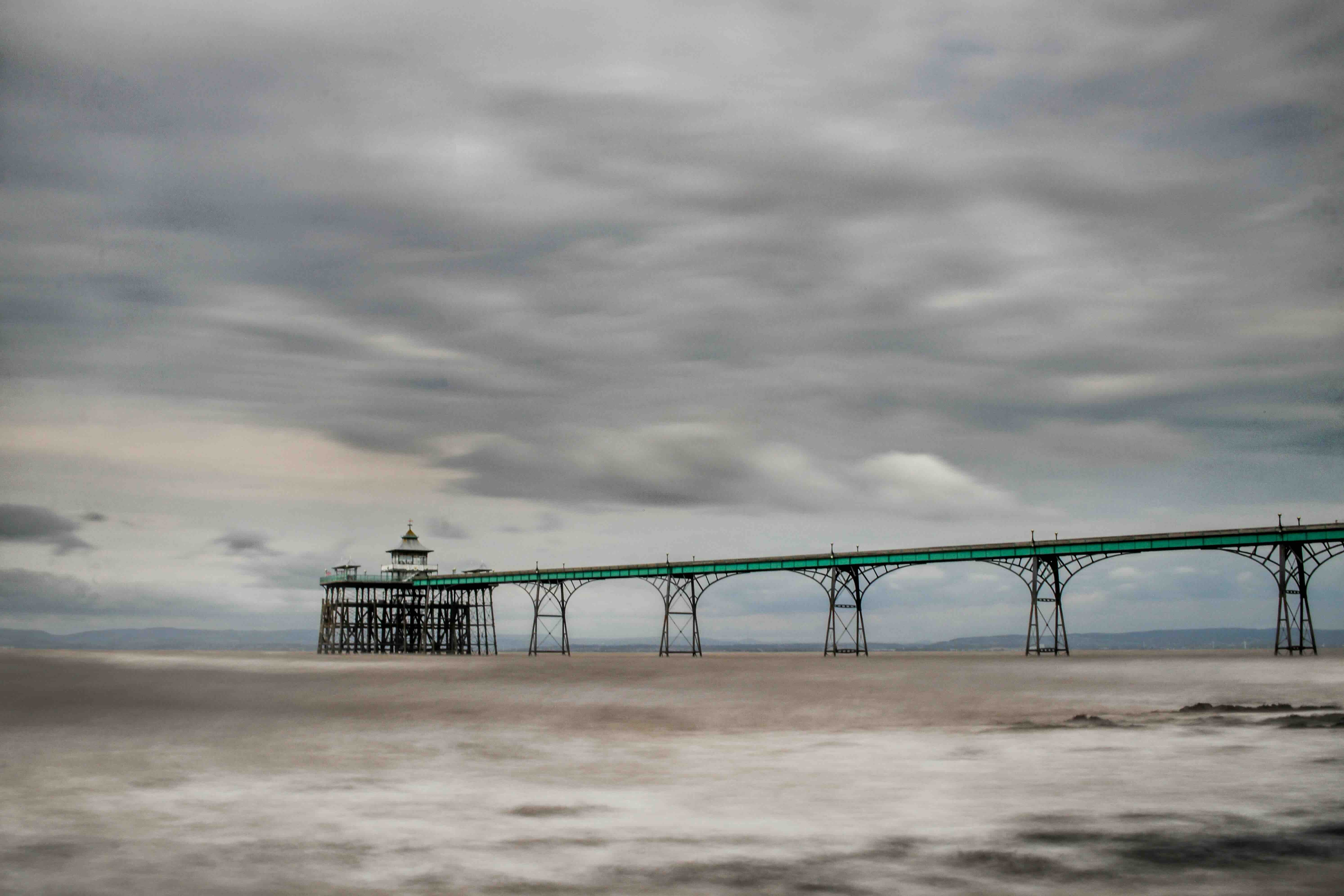 A pier on an overcast day